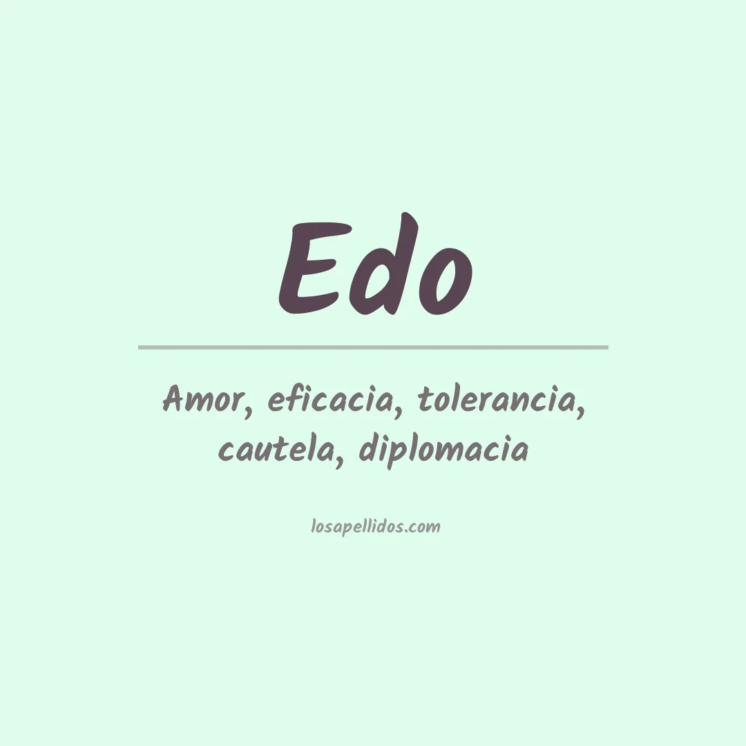 Apellido Edo