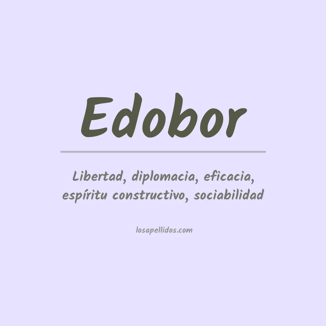 Apellido Edobor