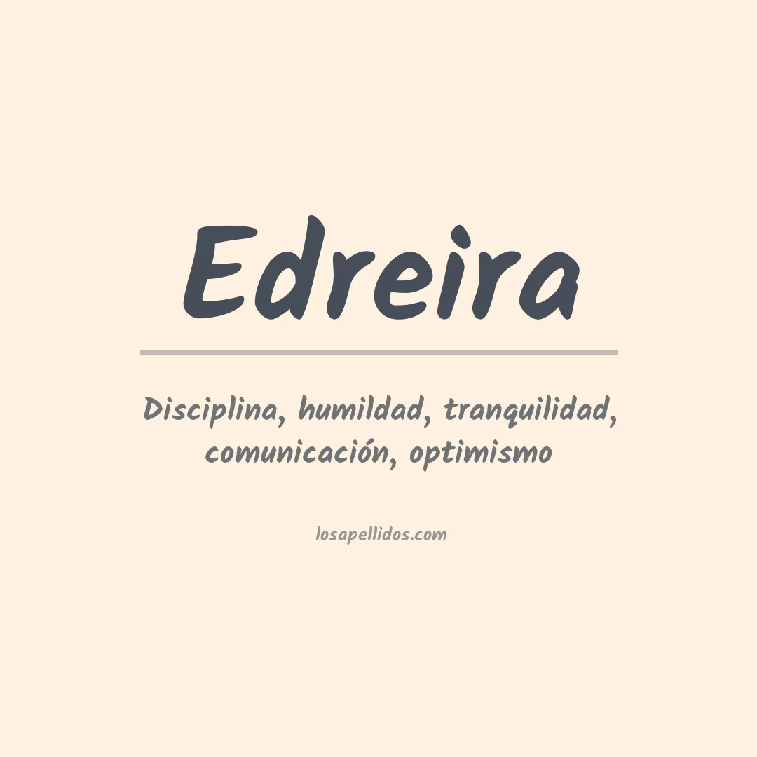 Apellido Edreira