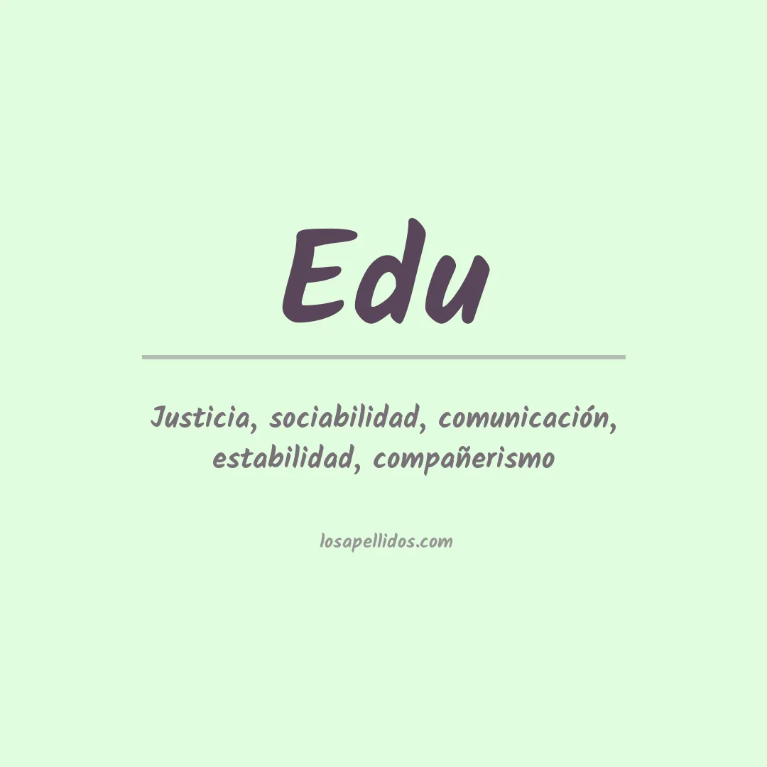 Apellido Edu