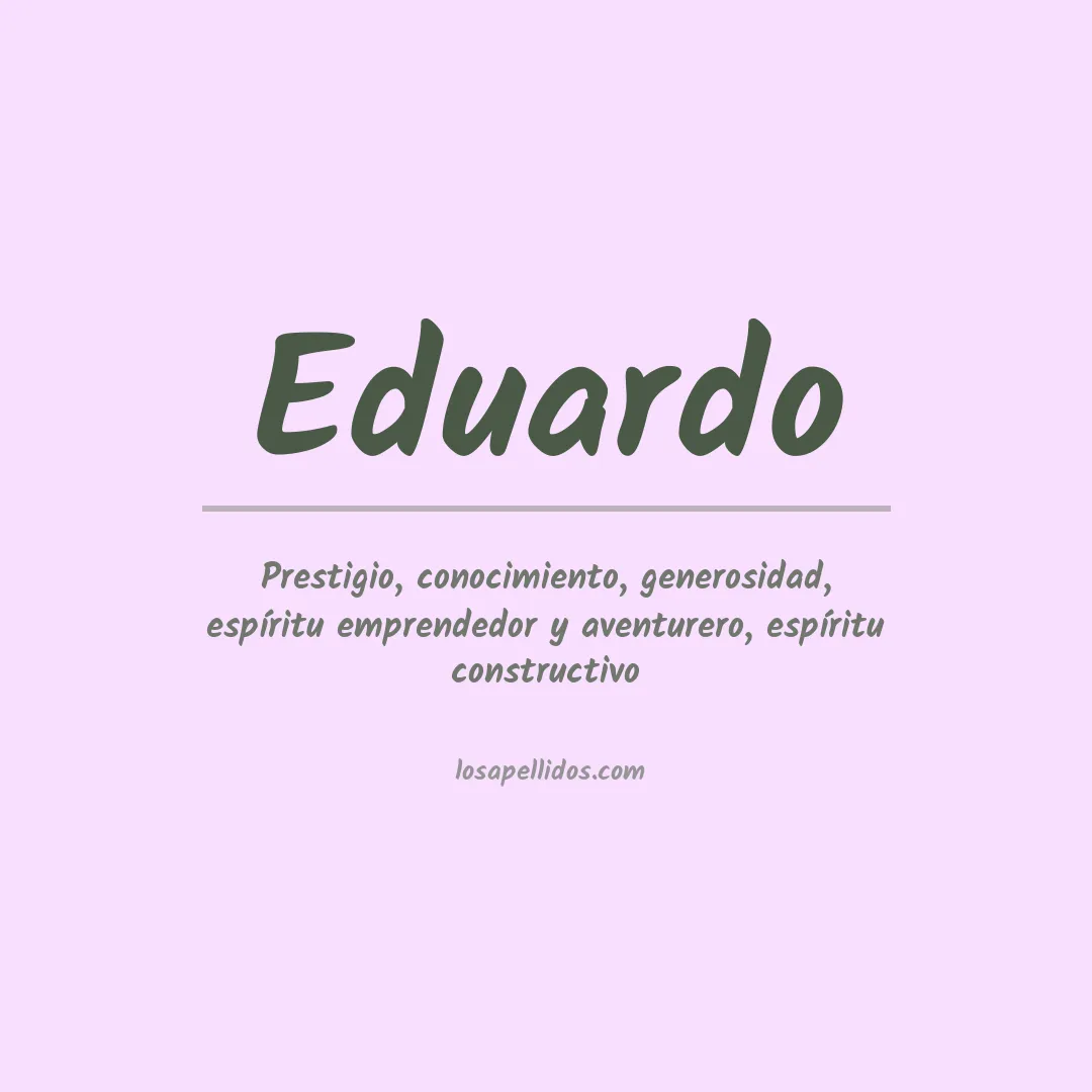 Apellido Eduardo