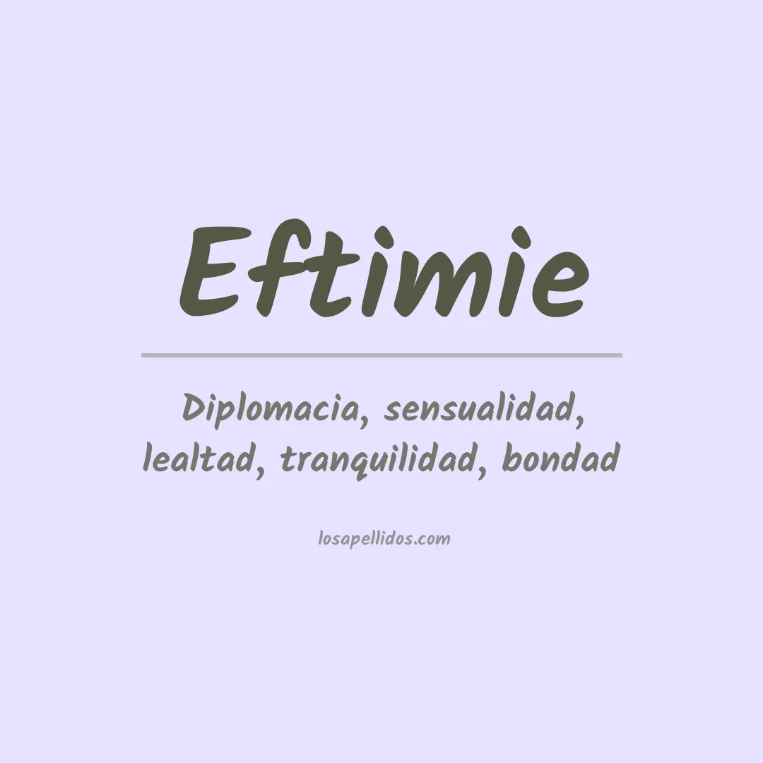 Apellido Eftimie