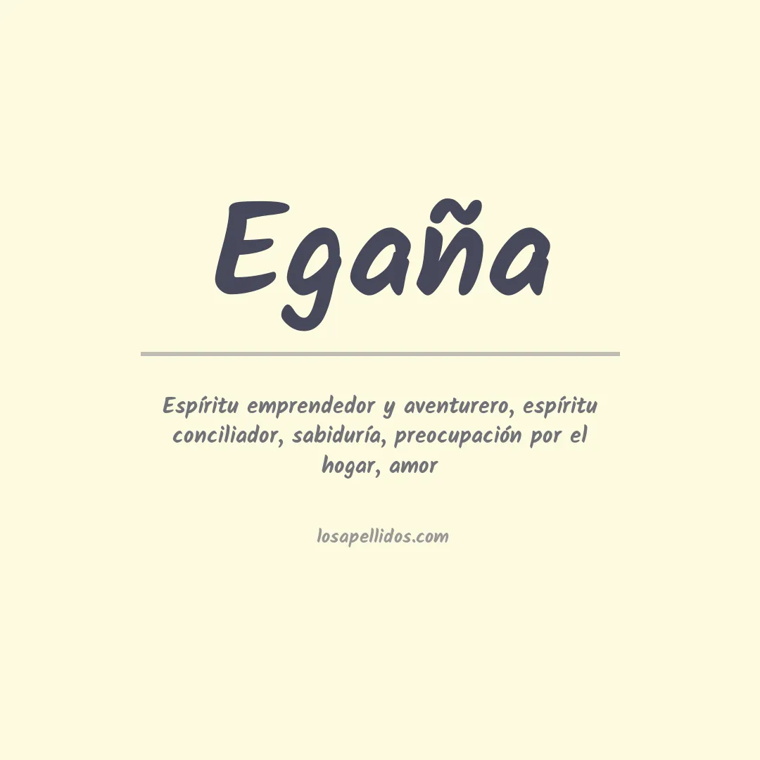 Apellido Egaña