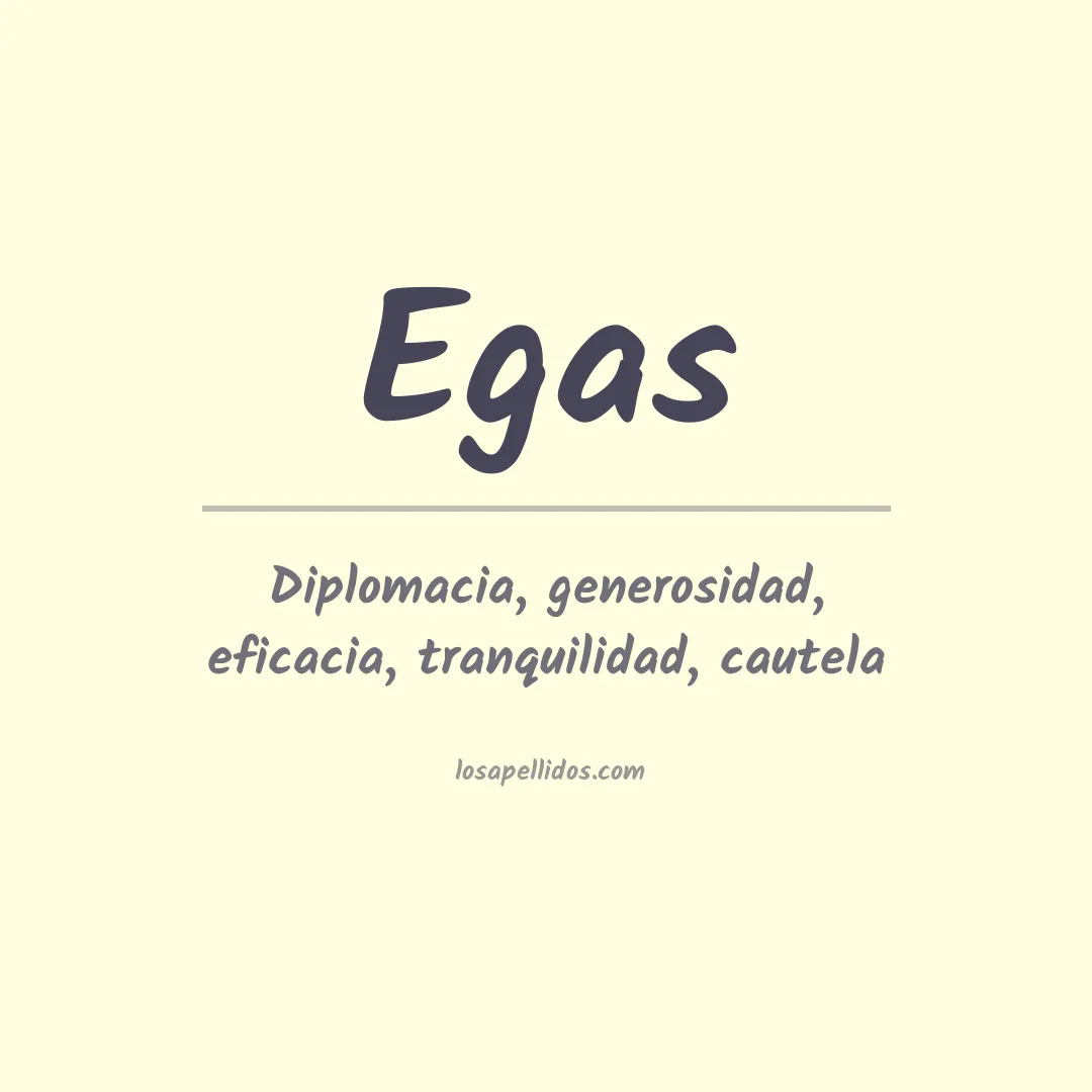 Apellido Egas