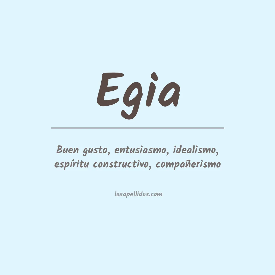 Apellido Egia