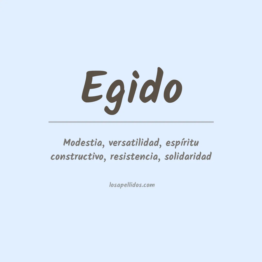 Apellido Egido