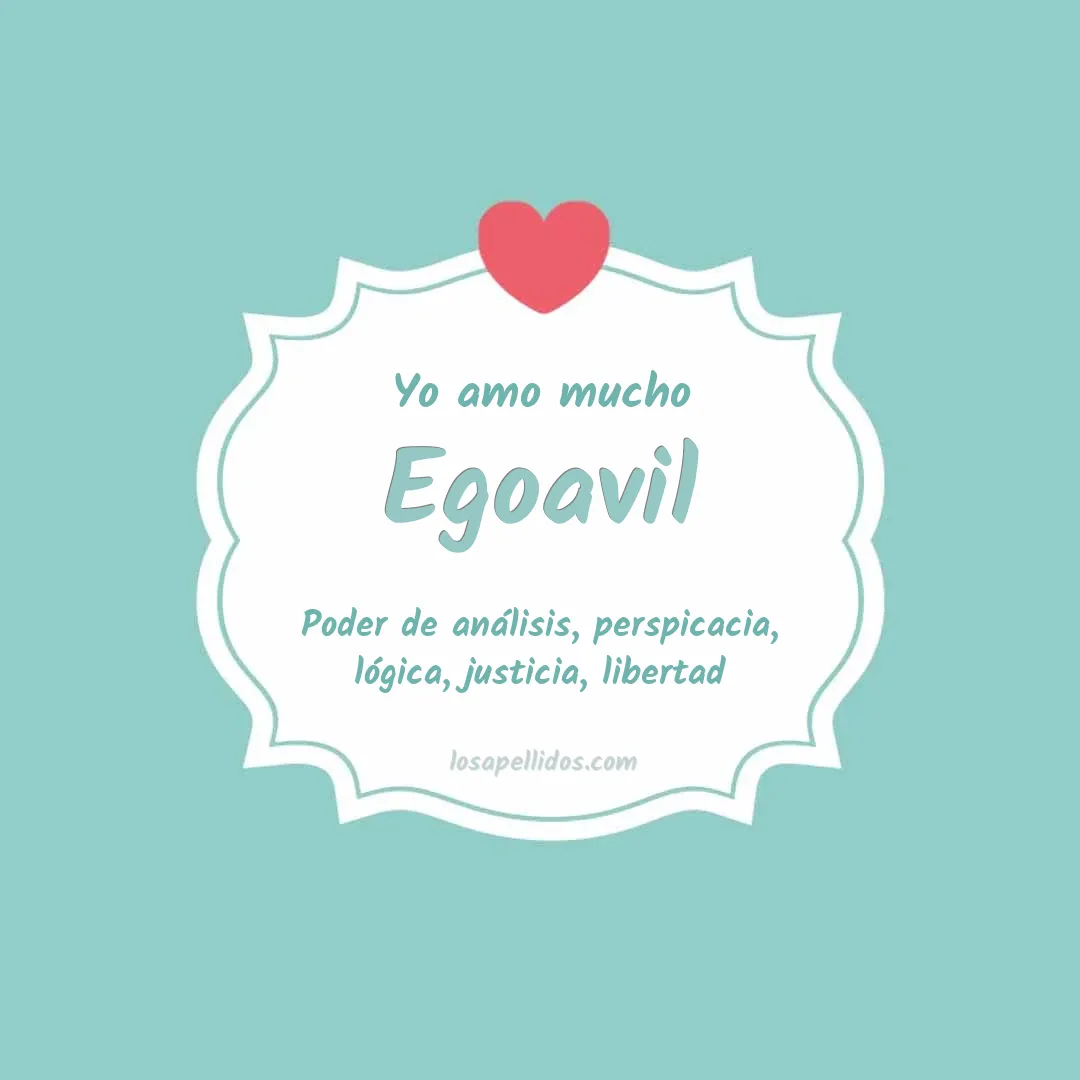 Yo amo mucho Egoavil