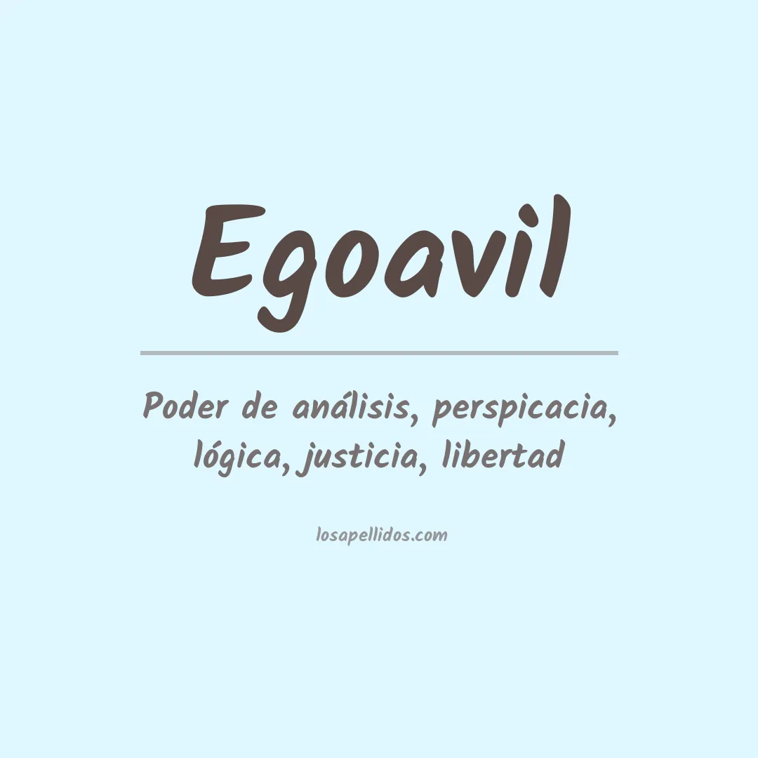 Significado del Apellido Egoavil