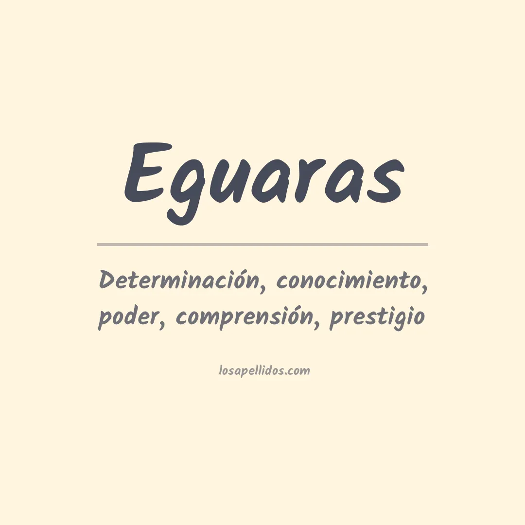 Apellido Eguaras