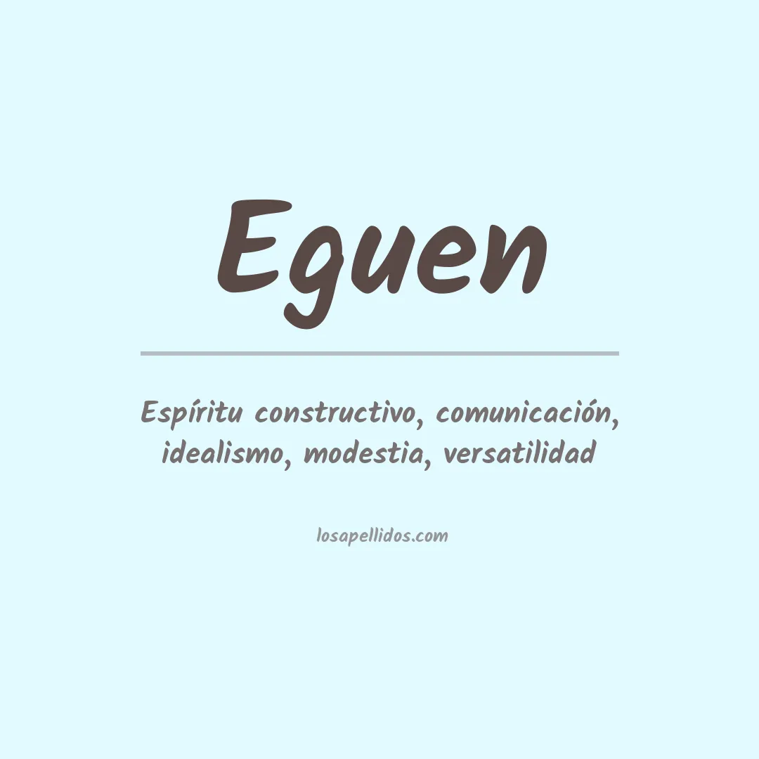 Apellido Eguen