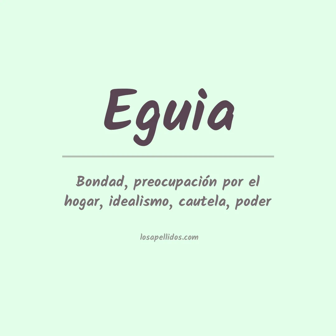 Apellido Eguia
