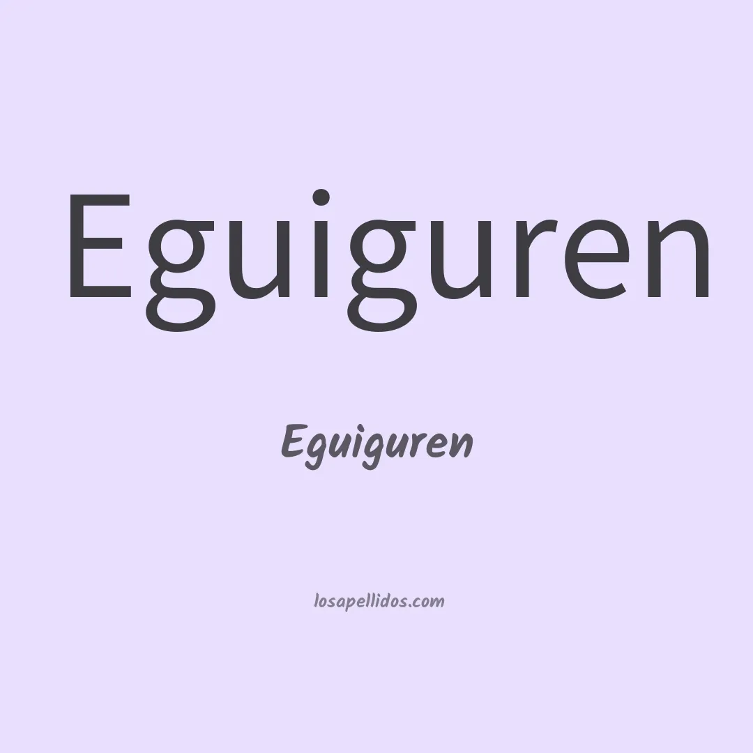 Eguiguren en chino
