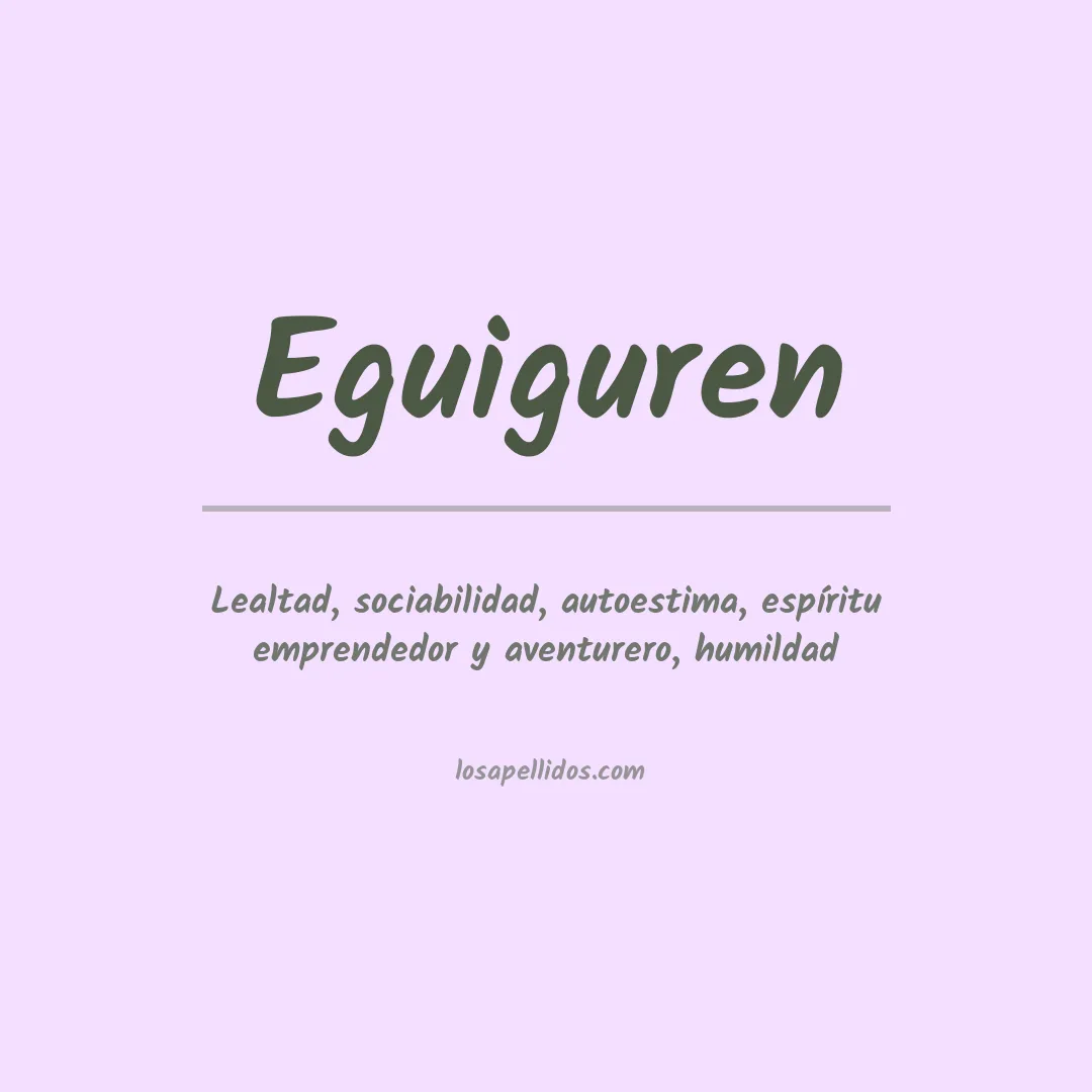 Apellido Eguiguren