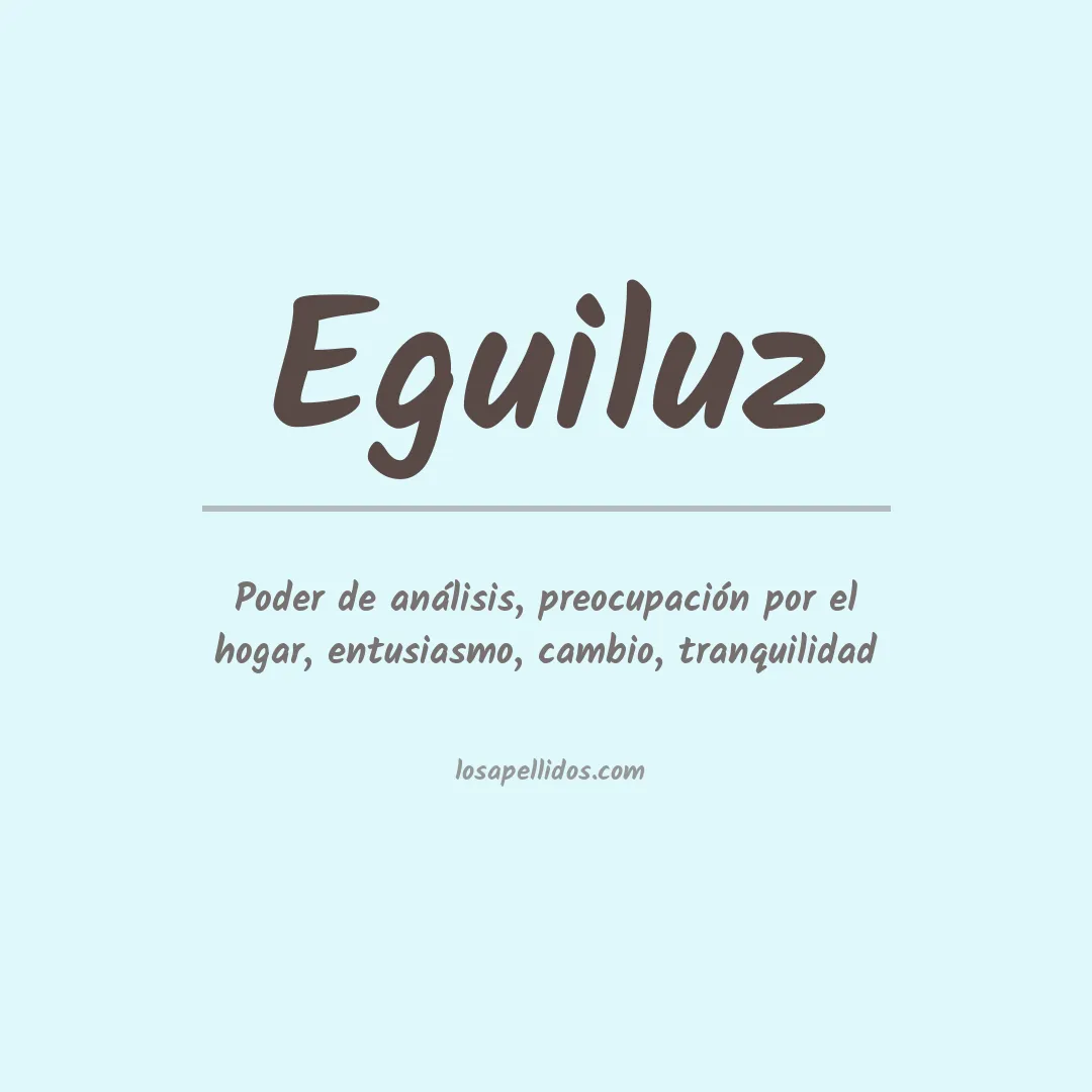 Apellido Eguiluz