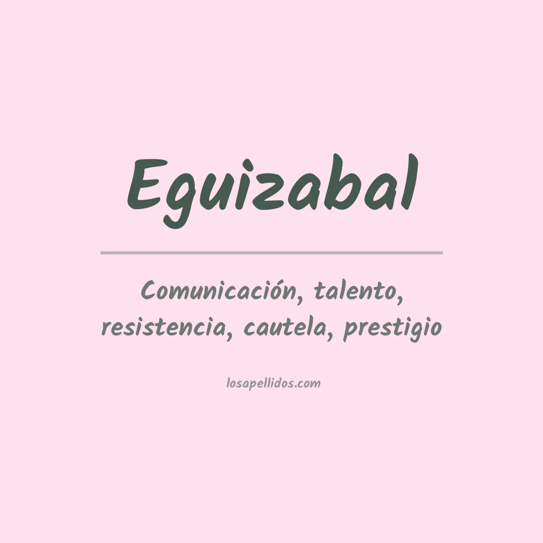 Apellido Eguizabal