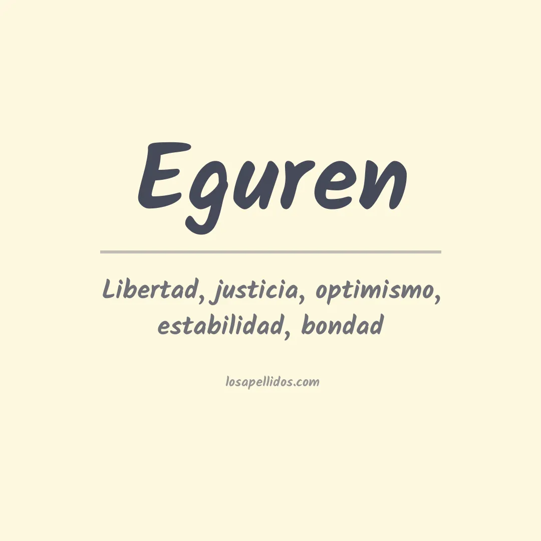 Apellido Eguren
