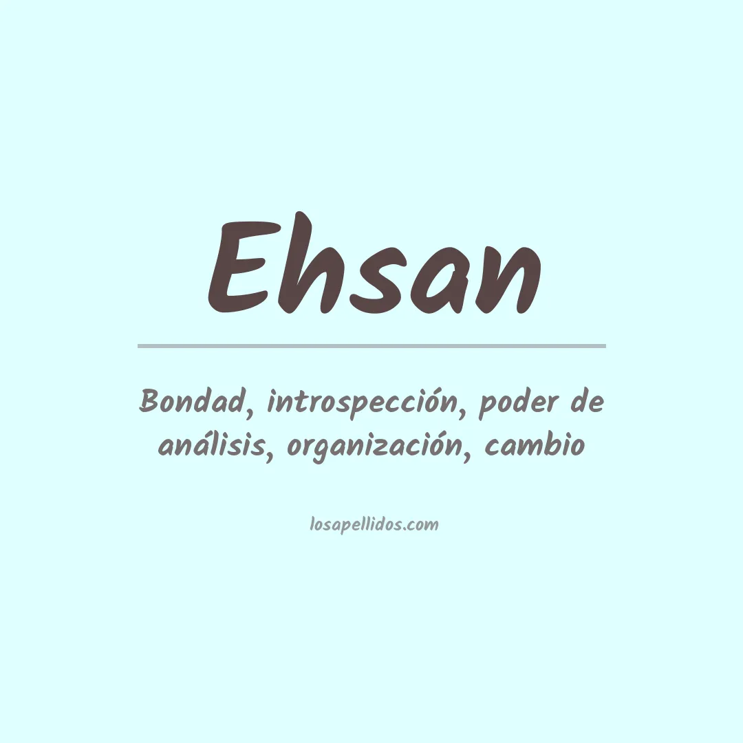 Apellido Ehsan