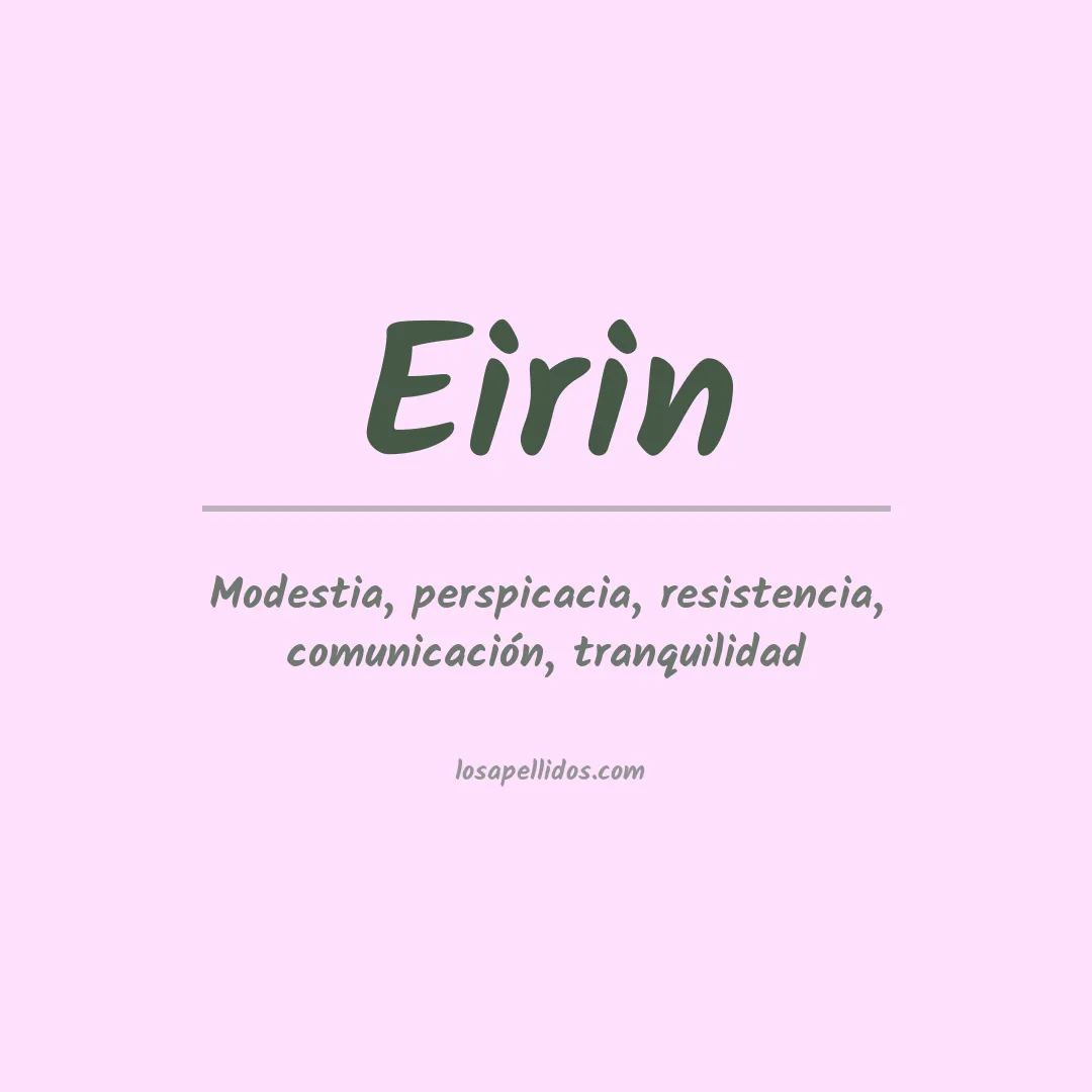 Apellido Eirin