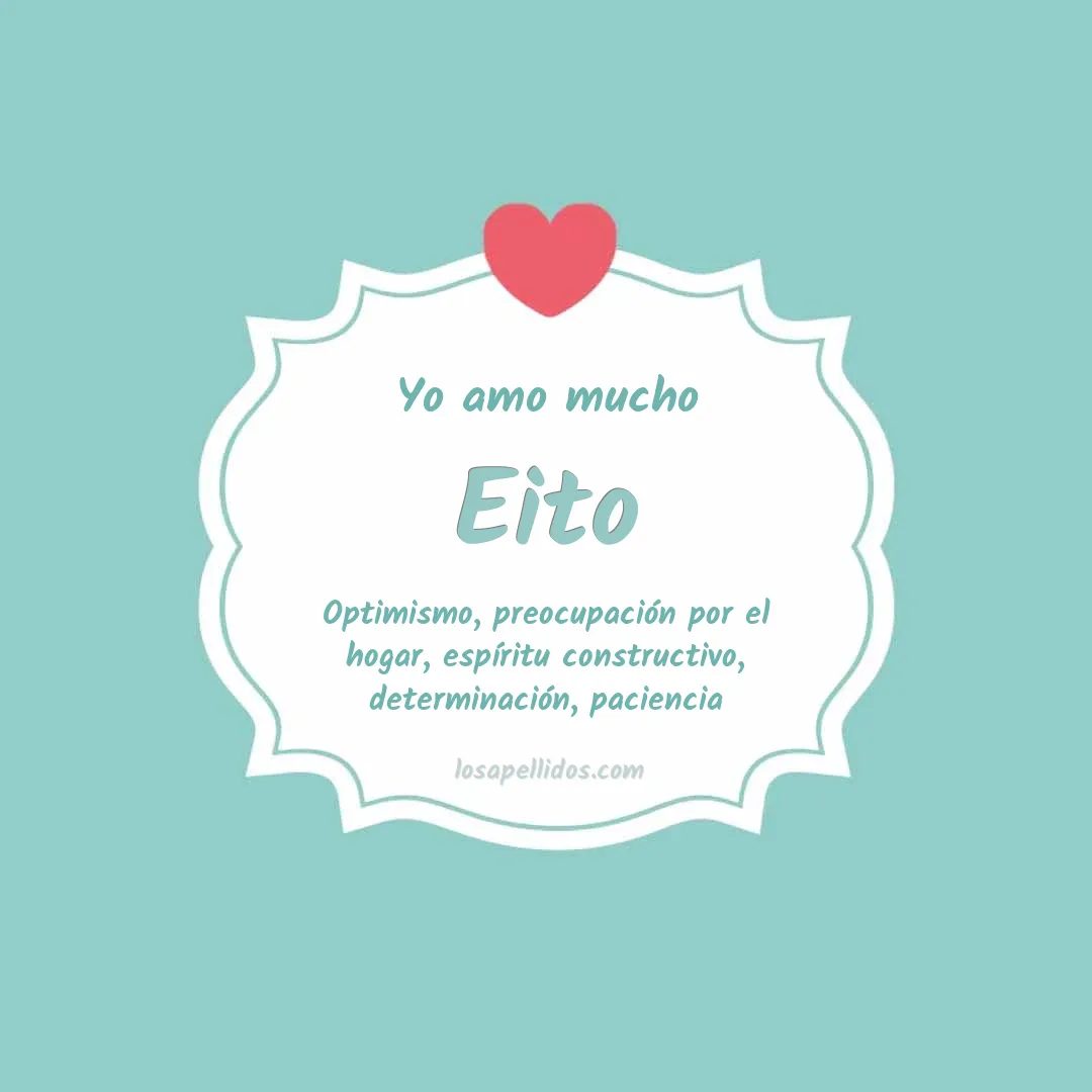 Yo amo mucho Eito