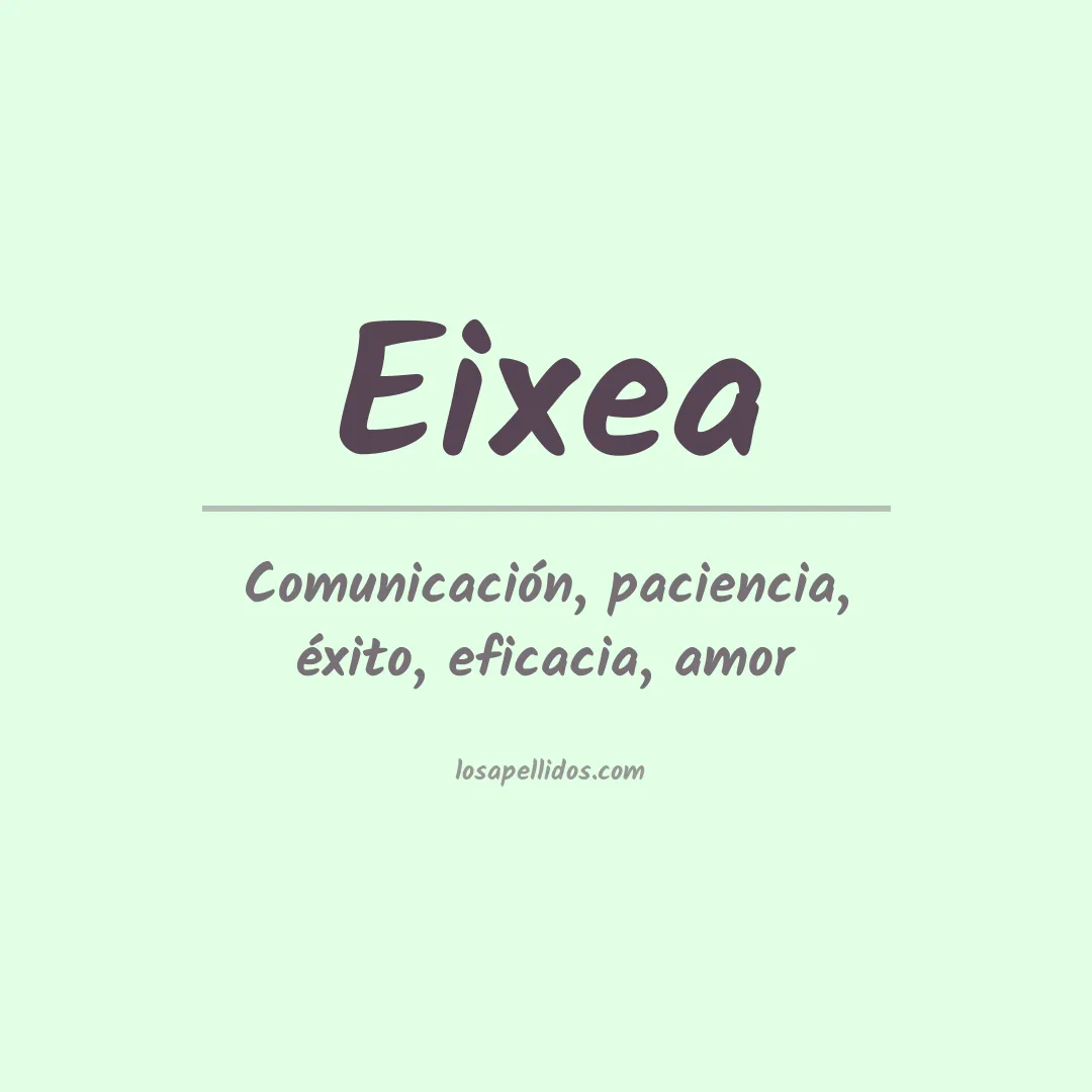 Apellido Eixea