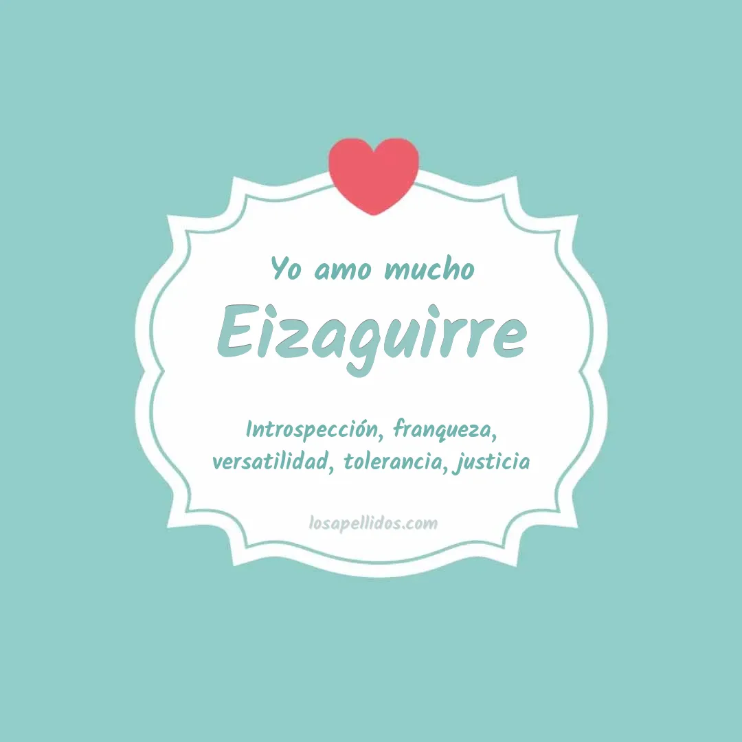 Yo amo mucho Eizaguirre