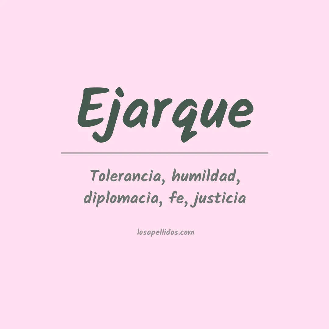 Apellido Ejarque