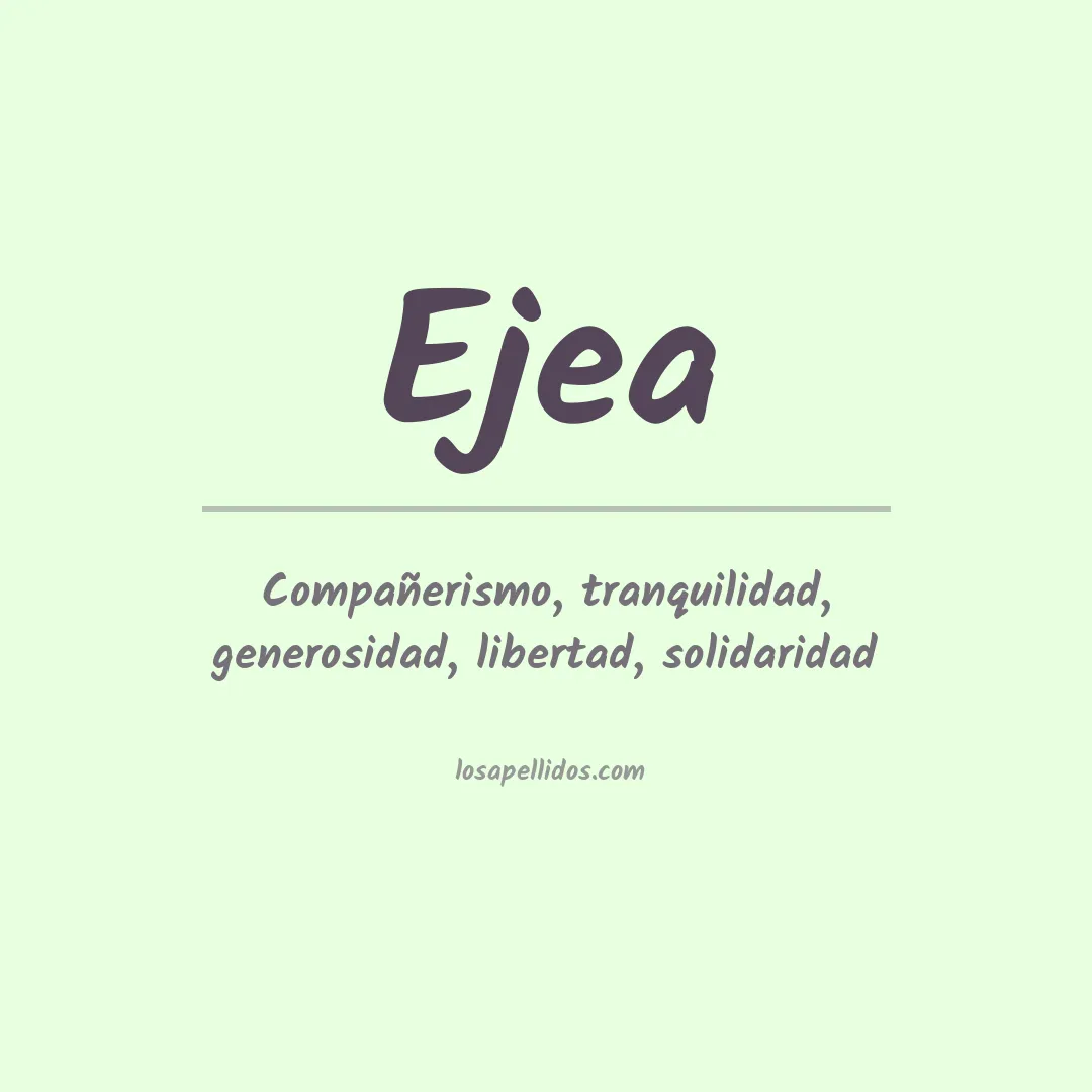 Apellido Ejea