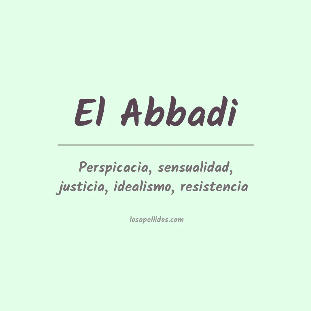 Apellido El abbadi
