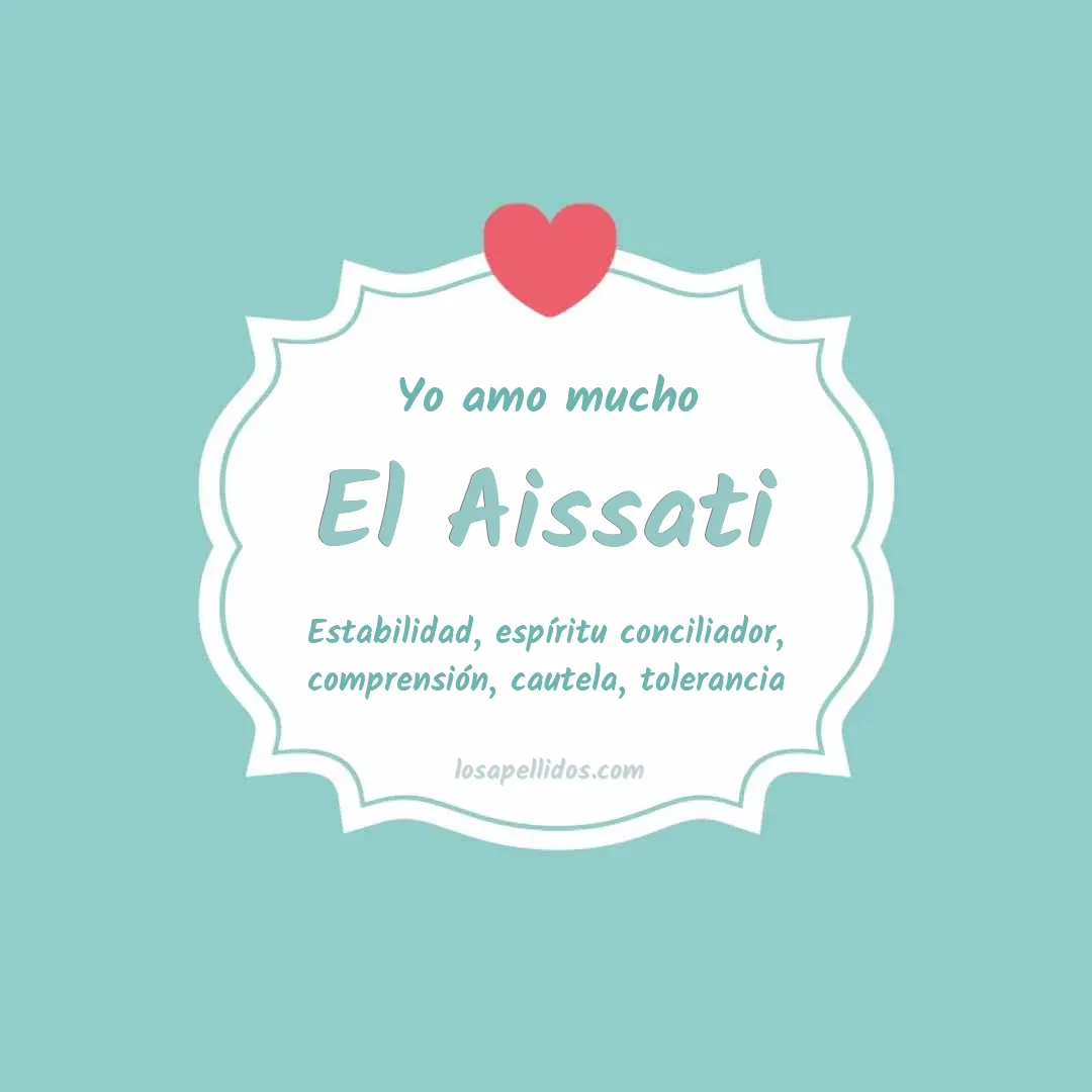 Yo amo mucho El aissati