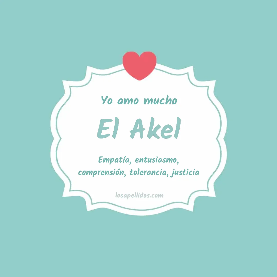 Yo amo mucho El akel
