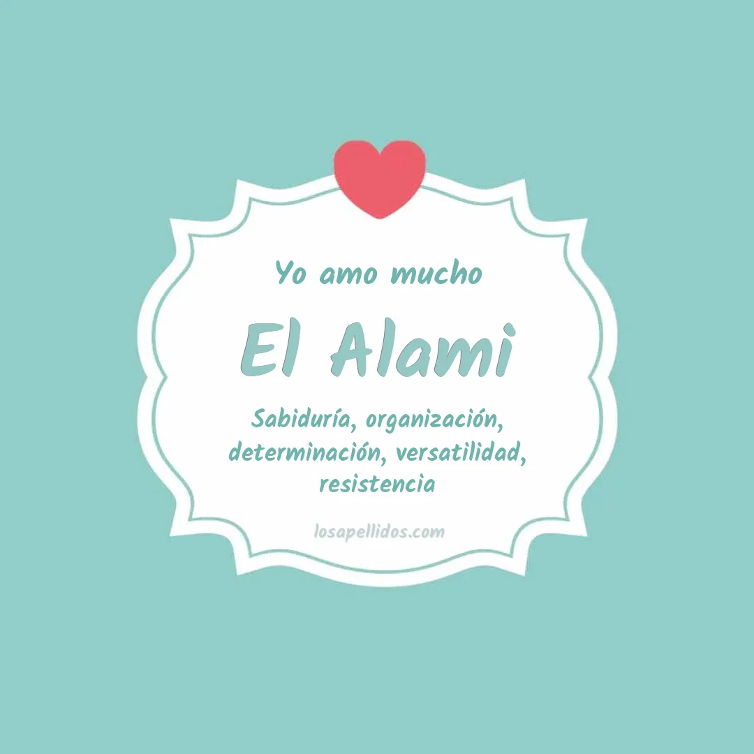 Yo amo mucho El alami