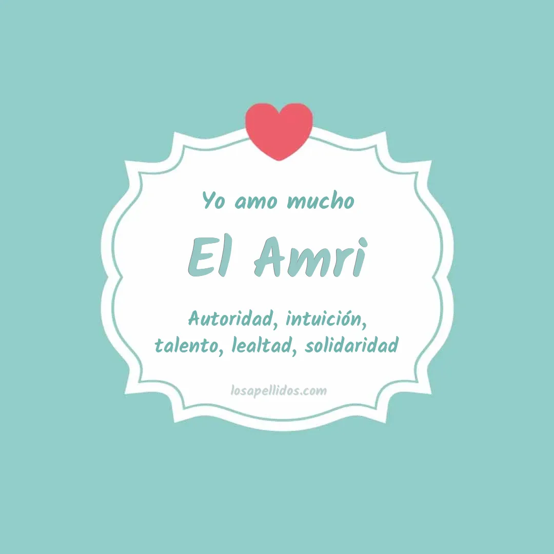 Yo amo mucho El amri