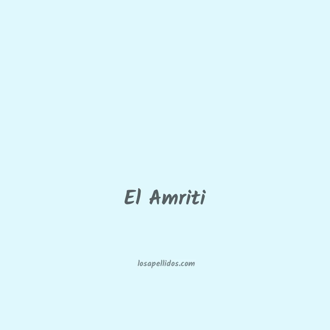 El amriti en chino