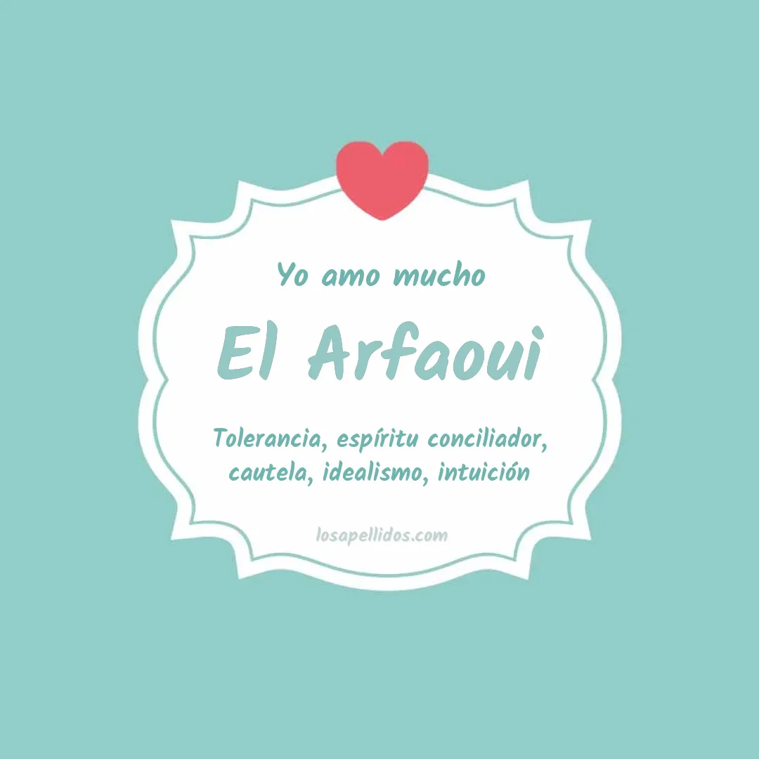 Yo amo mucho El arfaoui