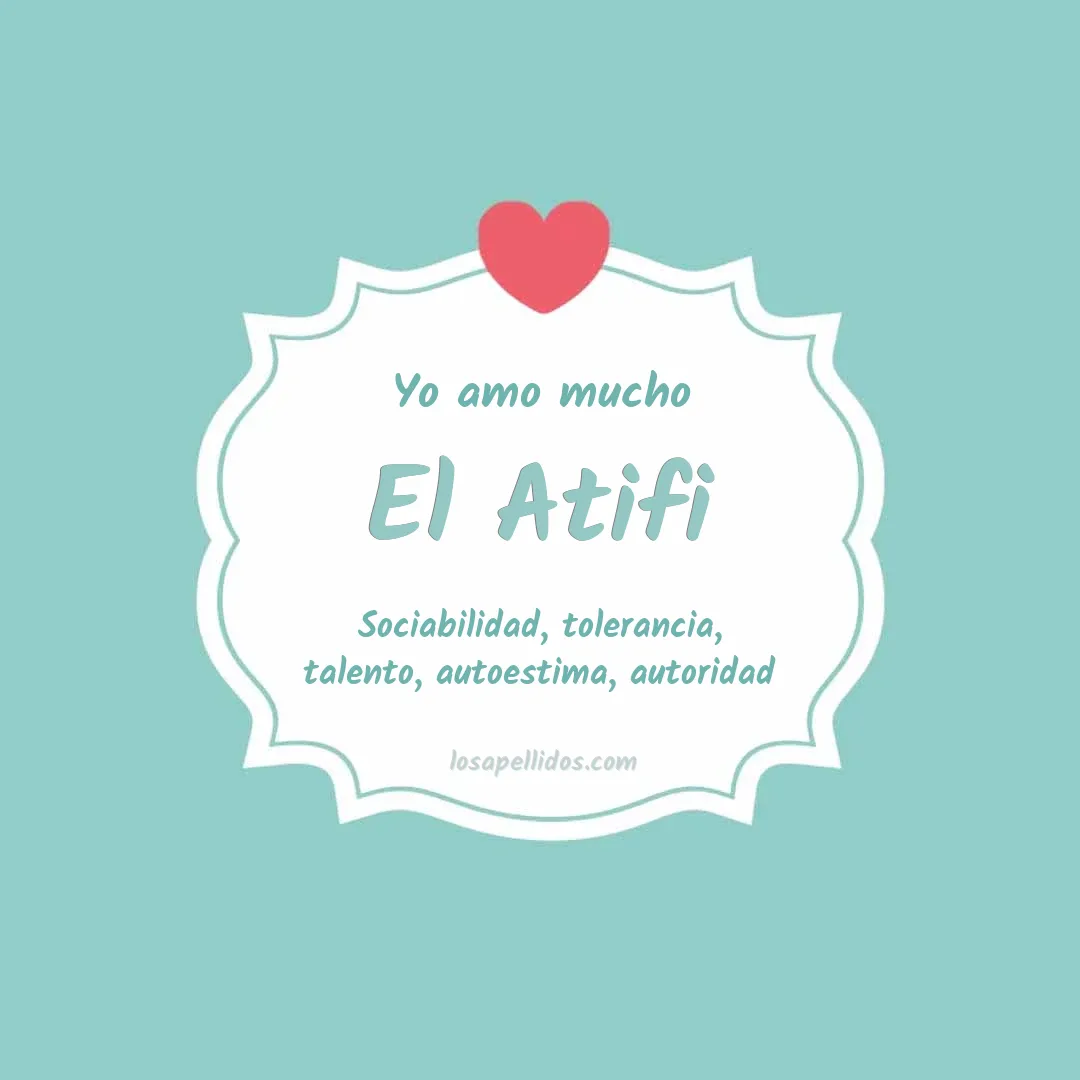 Yo amo mucho El atifi