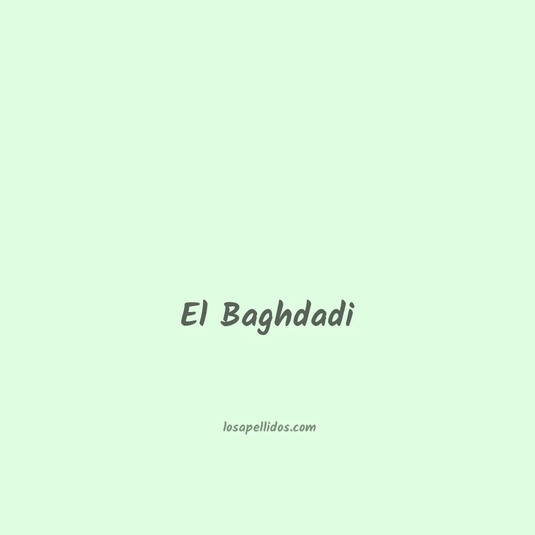 El baghdadi en chino