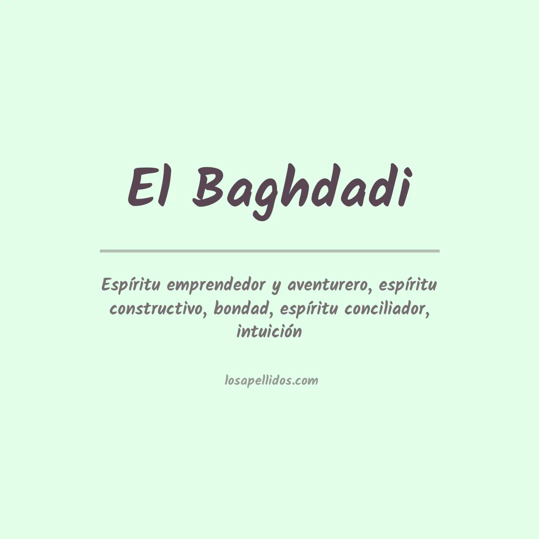 Apellido El baghdadi