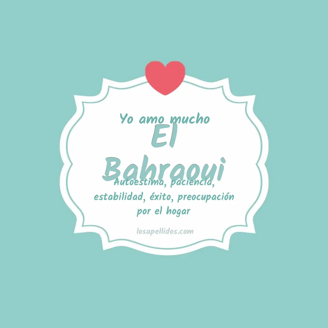 Yo amo mucho El bahraoui