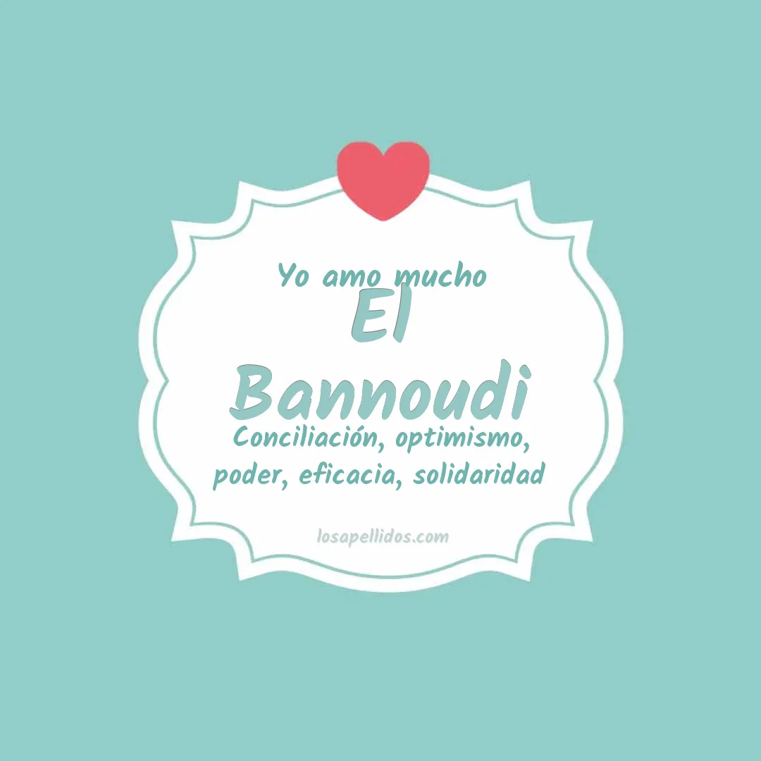 Yo amo mucho El bannoudi