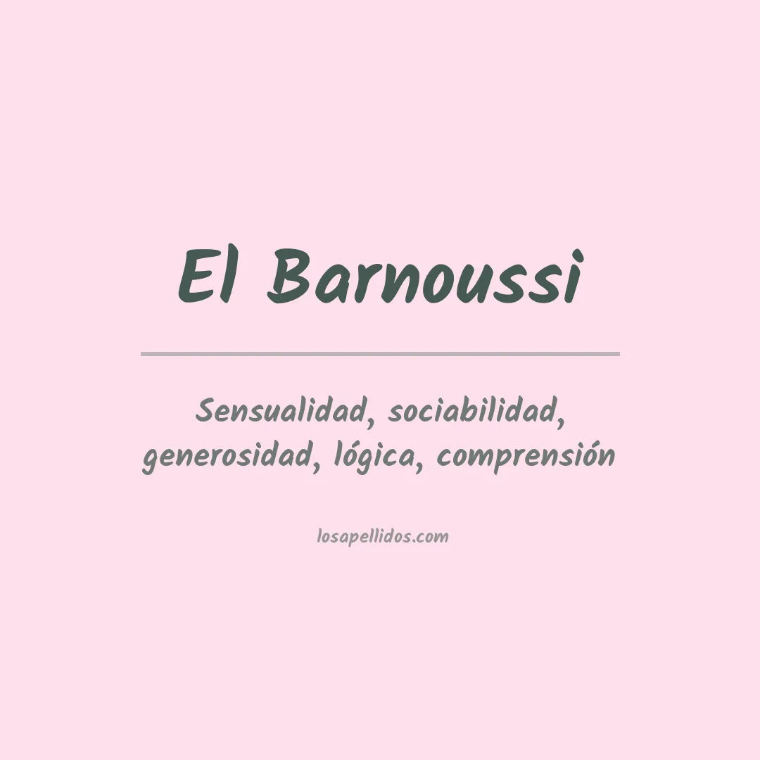 Apellido El barnoussi
