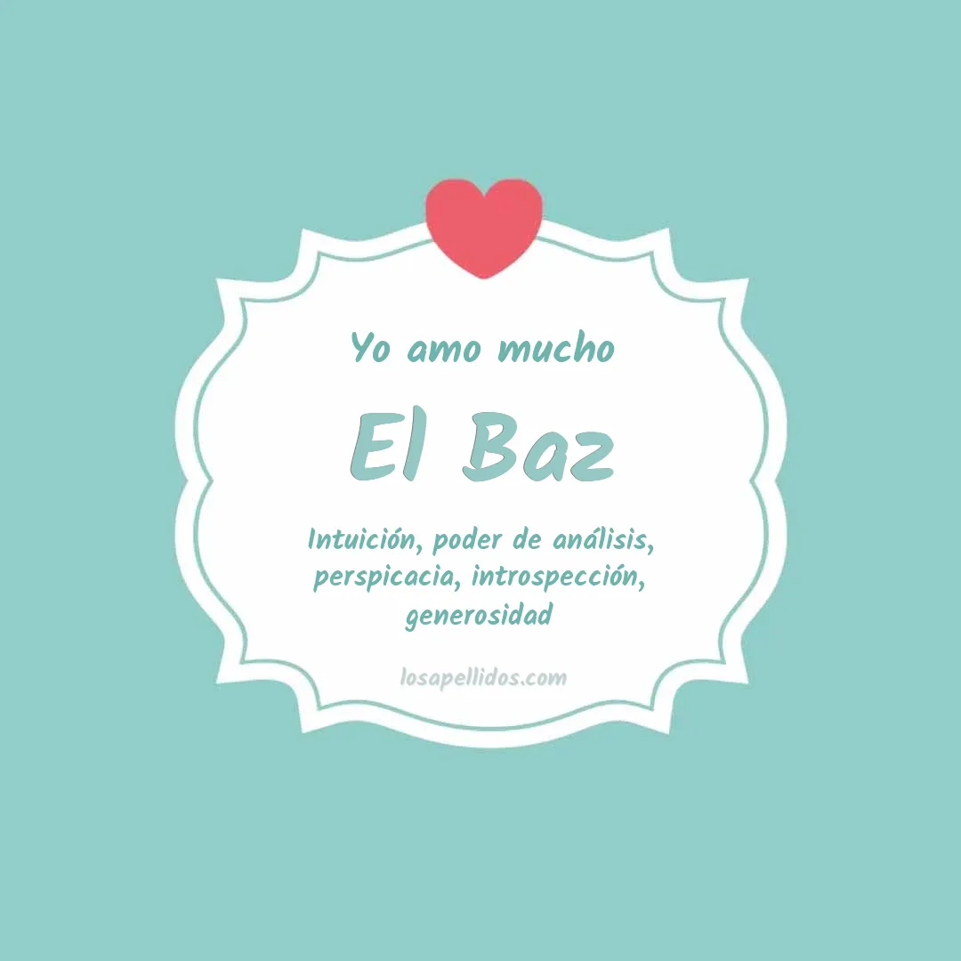 Yo amo mucho El baz