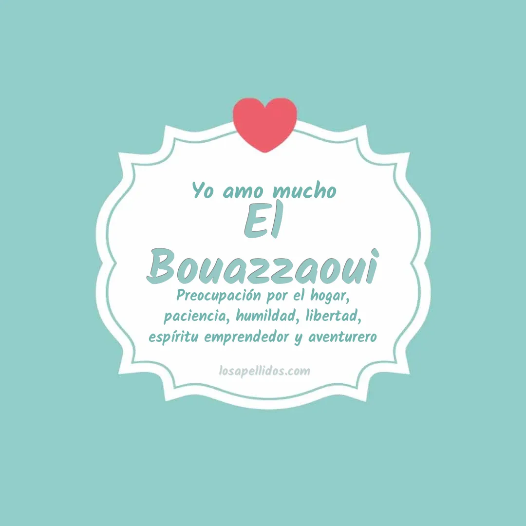 Yo amo mucho El bouazzaoui