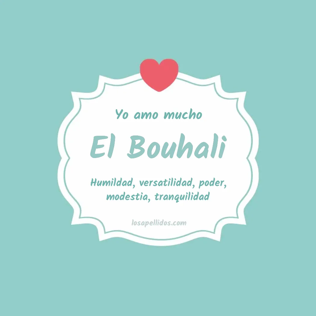 Yo amo mucho El bouhali