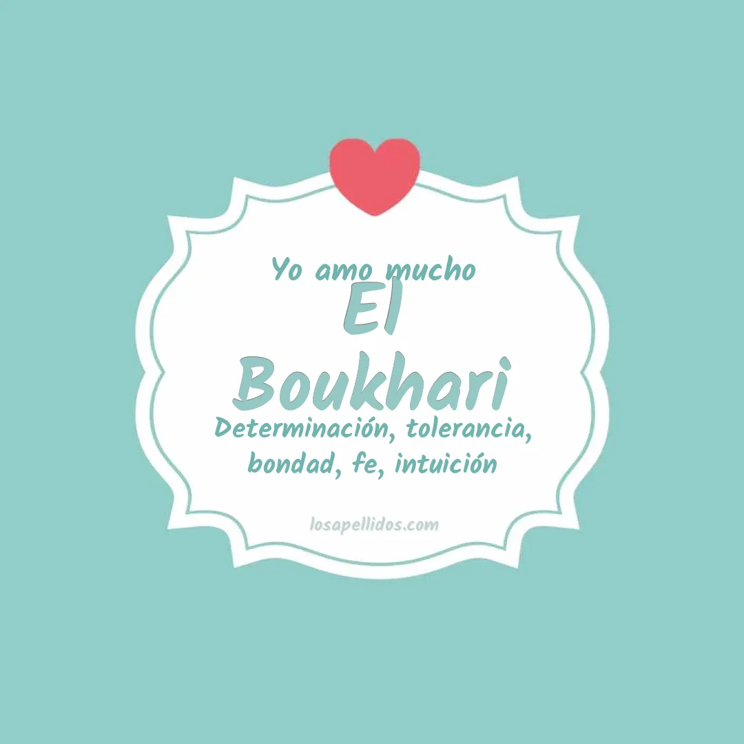 Yo amo mucho El boukhari