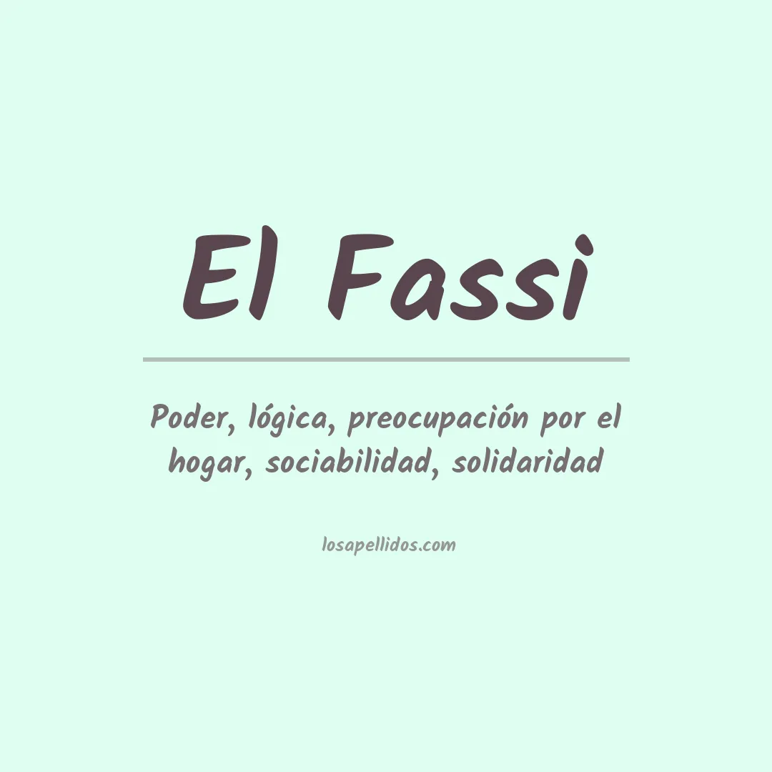 Apellido El fassi