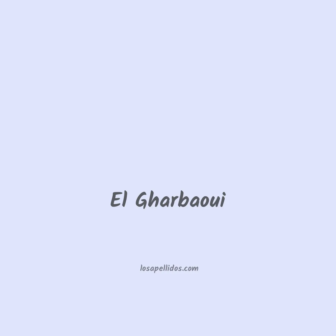 El gharbaoui en chino