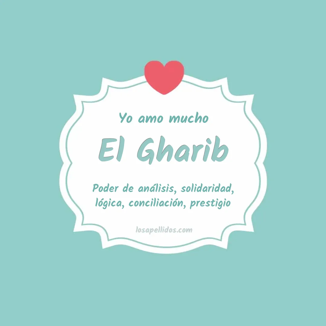 Yo amo mucho El gharib