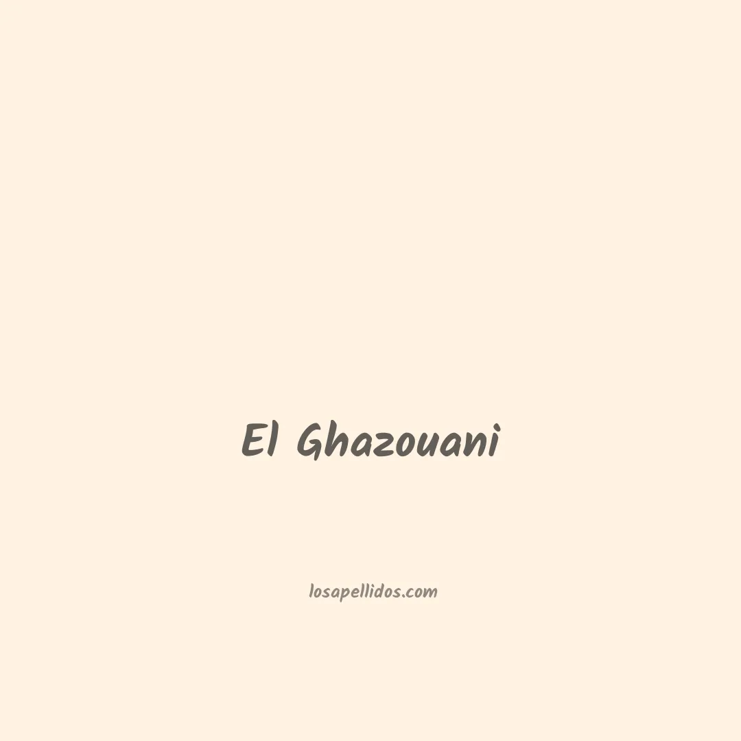 El ghazouani en chino