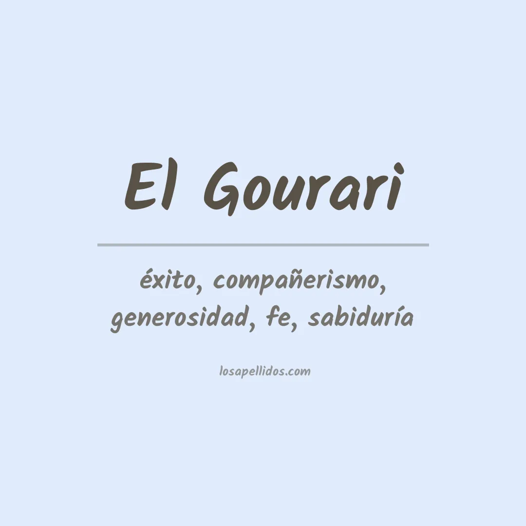 Apellido El gourari