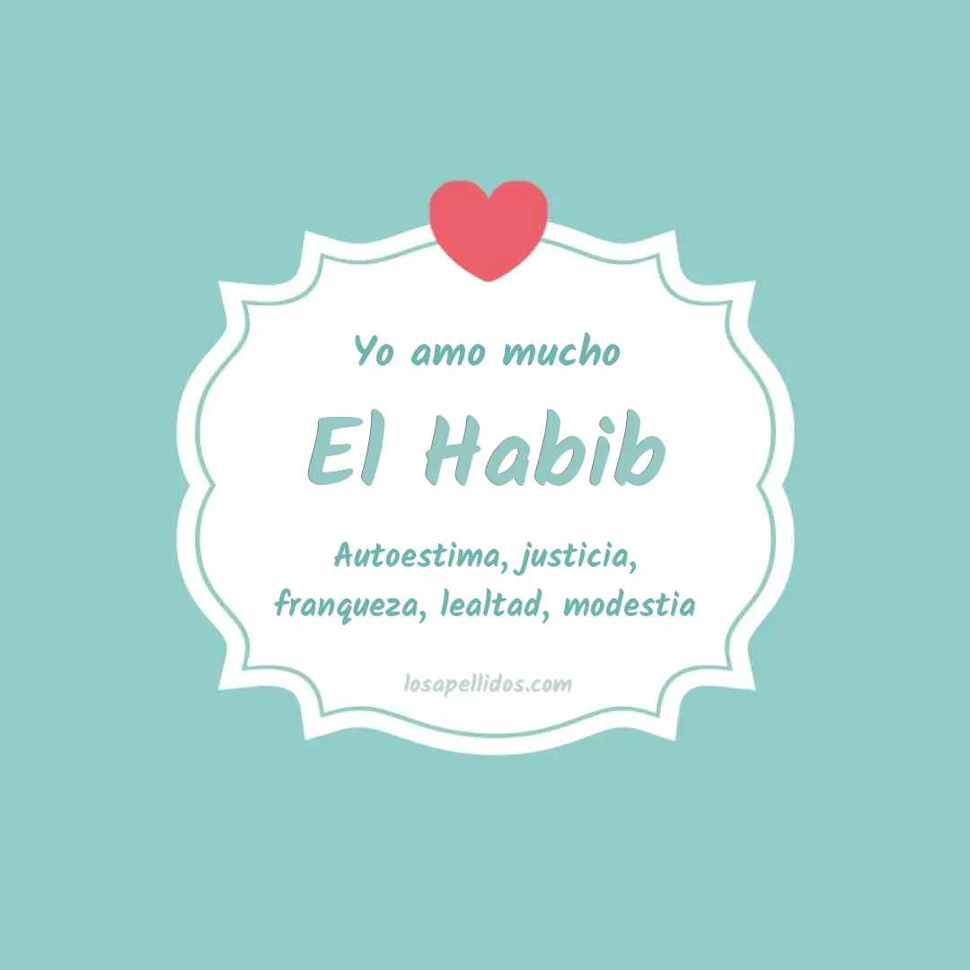 Yo amo mucho El habib